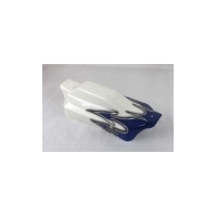LRP Body Shell Prepainted blue/white - S10 BX