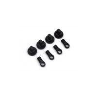 LRP Shock End Set Upper/Lower (8pcs) - S10