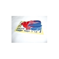 LRP BODY SHELL RED/BLUE
