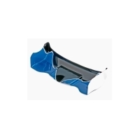LRP REAR WING BLACK/WHITE/BLUE