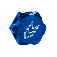 Alum. Closed Wheel Nut M12x1.0 Blue