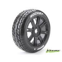 B-Rocket black spoke 1/8 tyre & rim