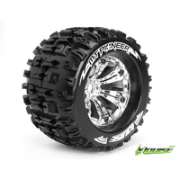 MT-Pioneer 1/8 Monster Truck Tyres Chrom