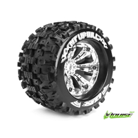 MT-Uphill 1/8 Monster Truck Tyres Chrome
