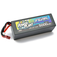 Peak Racing Power Plant  Lipo 5000 14.8V 45C (Black case, Deans Plug) 4S/4CELL