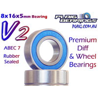 PL688V2RS | 8x16x5mm V2 PREMIUM Bearing – Rubber Seals – MR688-2RS
