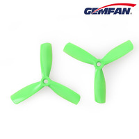 GEMFAN PC 3 BLADE BULLNOSE 4045-GREEN (2L & 2R)