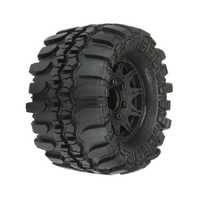 PROLINE TSL SX SUPER SWAMPER 2.8" TIRES ON RAID BLACK REMOVABLE HEX WHEELS (2 pcs) - PR10110-10