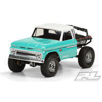 PROLINE 1966 Chevrolet C-10 Clear Body (Cab Only) for SCX10