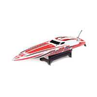 Pro Boat Impulse 32 RC Boat with Smart Technology, RTR, White / Red, PRB08037T2