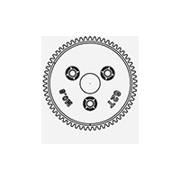 SPUR GEAR 62T 0.8P EMX Equivalent TRA3959