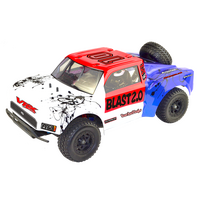 Octane Blast 2.0 Brushless RTR w/ESC, 3650 motor, 7.4V 3250mAH , 2.4G radio, alum shocks, rollcage with drivers, spare wheel, balance Charger,R