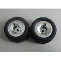 Truggy pre mounted tyres chrome pair