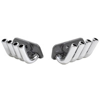 RPM Mock Exhaust Headers - Zoomies - Chrome