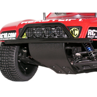 RPM Front Bumper, Chassis Brace & Skid Plate - Black - SC10