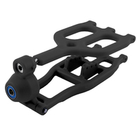 RPM True-Track Rear A-Arm Conversion Kit - Black - T-Maxx, E-Max