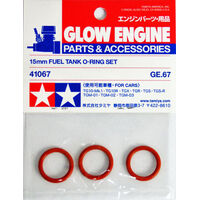 Tamiya 15mm Fuel Tank O-ring Set #41067  [41067]