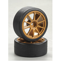 Tamiya Drift Tires Type D & Wheels