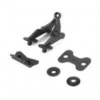 TLR Wing Stay Set, Rear Bumper 22 3.0