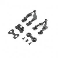 TLR Rear Wing Stay & Washers, 22 4.0