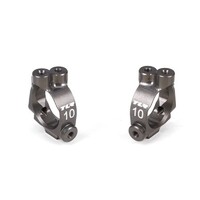 TLR Castor Block Set, 10 Degrees, Aluminium
