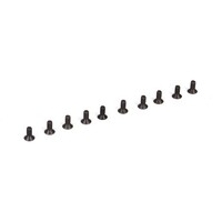 TLR Flathead Screws, M2.5x6mm (10)