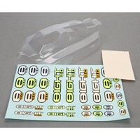 TLR Body Set, Clear 8 3.0