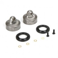 TLR 16mm Bladder Aluminium Shock Caps (2) 8ight 4.0