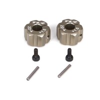 TLR Rear Hex, +1.5mm Width, Aluminium