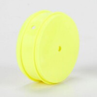 TLR Front Wheel 61mm, 12mm Hex, Yellow (2)