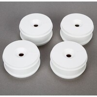 TLR 1/8 Buggy Dish Wheel, White