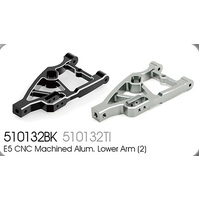 E5 option CNC alloy lower arm (2) black