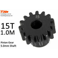 Pinoion gear M1 for 5mm shaft 15T