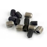 Traxxas Set (Grub) Screws, 3x4mm (8)/ 4x4mm (Stainless) (4)