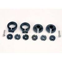 Traxxas Piston Head Set, (2 Sets of 3 Types)/ Shock Collars (2)