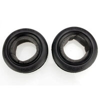 Traxxas Tires, Alias Ribbed 2.2" (Wide, Front) (2)/ Foam Insert