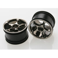 Traxxas Black Chrome Tracer 2.2" Wheels (Rear)