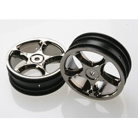 Traxxas Black Chrome Tracer 2.2" Wheels (Front)