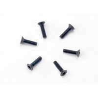 Traxxas Screws, 2.5x10mm Countersunk Machine (Hex Drive) (6)