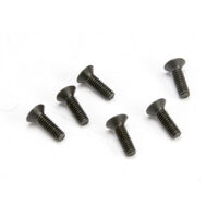 Traxxas Screws, 2.5x8mm Countersunk Machine (Hex Drive) (6)