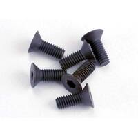 Traxxas Screws, 3x8mm Countersunk Machine (6) (Hex Drive)