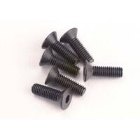 Traxxas Screws, 3x10mm Countersunk Machine (6) (Hex Drive)