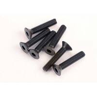 Traxxas Screws, 3x15mm Countersunk Machine (6) (Hex Drive)