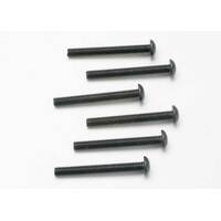 Traxxas Screws, 3x25mm Button-Head Machine (Hex Drive) (6)