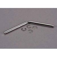 Traxxas Suspension Pins, 31.5mm, Chrome (2) w/ E-Clips (4)