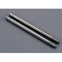 Traxxas Shock Shafts, Steel, Chrome Finish (X-Long) (2)