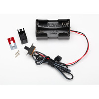 Traxxas Battery Holder, 4-Cell/ On-Off Switch