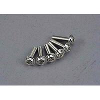 Traxxas Screws, 3x12mm Washerhead Machine (6)