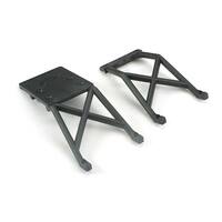 Traxxas Skid Plates, Front & Rear (Black)
