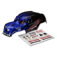 Traxxas Body, Skully, Blue, Heavy Duty